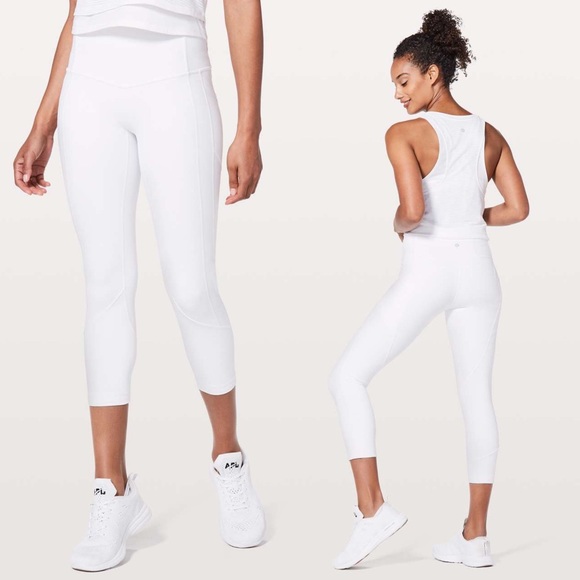 lululemon | All The Right Places Crop II *23" White 6 - Picture 1 of 10